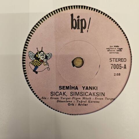 Semiha Yankı – Sıcak Sımsıcaksın / Böcecik 45LİK PLAK