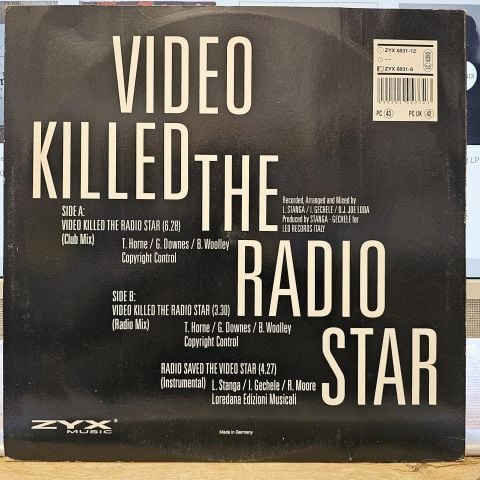 Art Nouveau Feat. Rhonda Moore – Video Killed The Radio Star (Dance Mix '92) LP PLAK