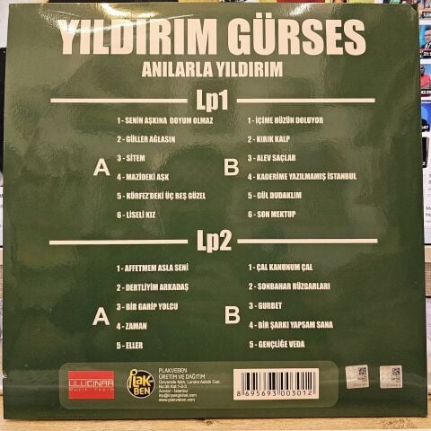 YILDIRIM GÜRSES - ANILARLA YILDIRIM LP PLAK