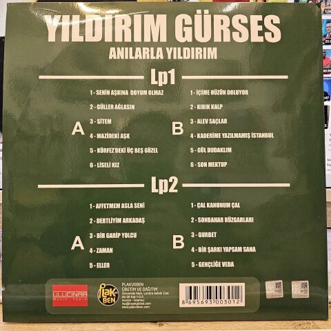 YILDIRIM GÜRSES - ANILARLA YILDIRIM LP PLAK