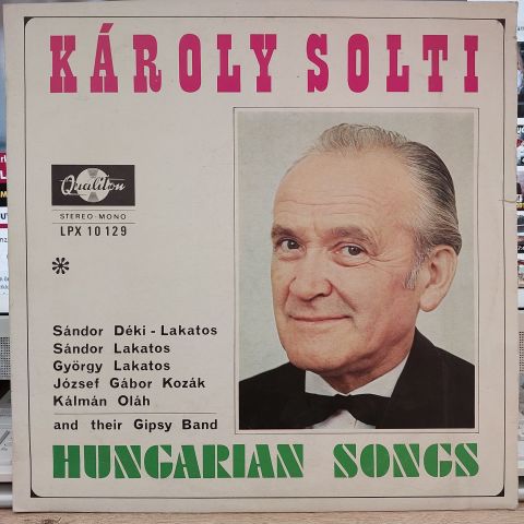 Károly Solti* – Hungarian Songs LP PLAK