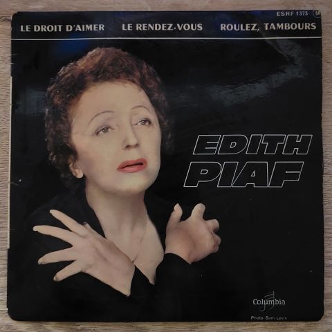 Edith Piaf – Le Droit D'aimer 45LİK PLAK