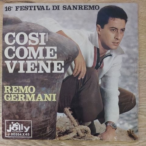 Remo Germani – Così Come Viene 45LİK PLAK