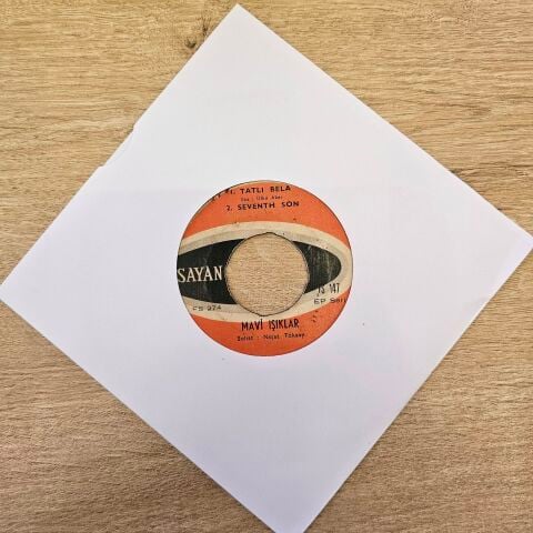Mavi Işıklar – Tatlı Bela / Seventh Son / Gözyaşları / In My World 45LİK PLAK