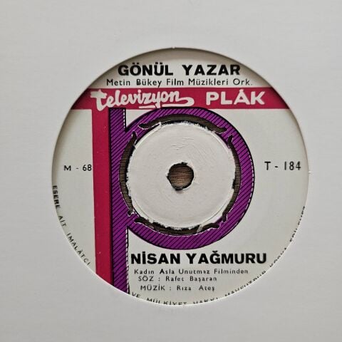 Gönül Yazar – Nisan Yağmuru / Sabah Yıldızı 45LİK PLAK
