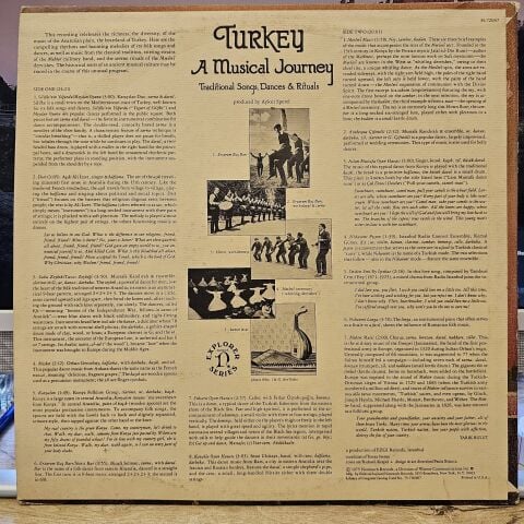 Various – Turkey: A Musical Journey - Traditional Songs, Dances & Rituals LP PLAK