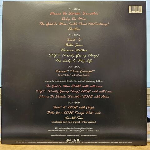 Michael Jackson – Thriller 25 LP PLAK