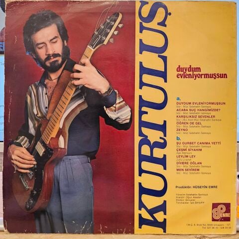 Kurtuluş – Duydum Evleniyormuşsun LP PLAK