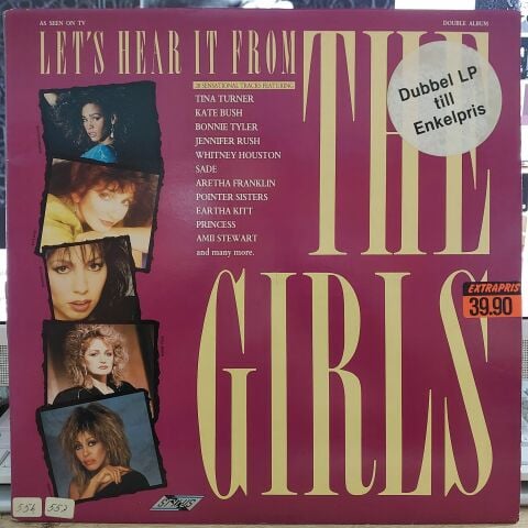 ÇEŞİTLİ SANATÇILAR - LETS HEAR IT FROM THE GİRLS LP PLAK