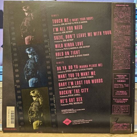 Samantha Fox – Touch Me LP PLAK