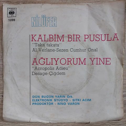 NİLÜFER - AĞLIYORUM YİNE 45LİK PLAK