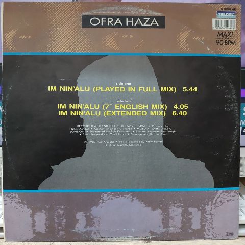 Ofra Haza – Im Nin'Alu (Played In Full Mix) LP PLAK