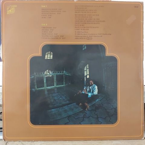 Paul Horn – Inside The Taj Mahal LP PLAK