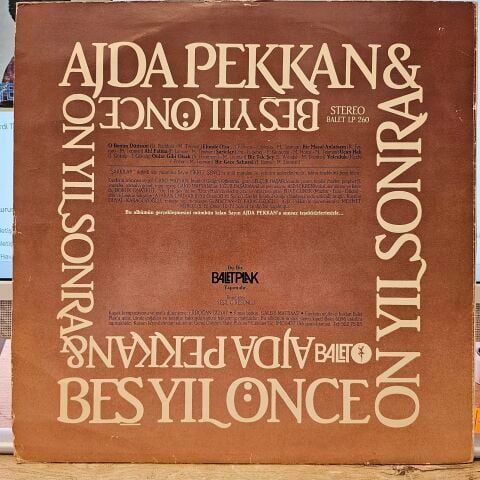 Ajda Pekkan & Beş Yıl Önce On Yıl Sonra – Ajda Pekkan & Beş Yıl Önce On Yıl Sonra LP PLAK...