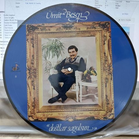 Ümit Besen – Dostlar Sağolsun PİCTURE DİSC LP PLAK