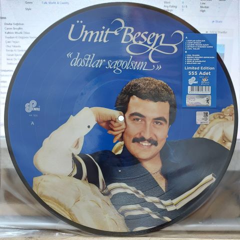 Ümit Besen – Dostlar Sağolsun PİCTURE DİSC LP PLAK