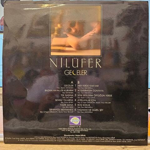 Nilüfer – Geceler LP PLAK
