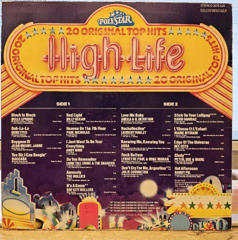 Various – High Life - 20 Original Top Hits LP PLAK