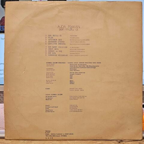 Ajda Pekkan – Sen Mutlu Ol LP PLAK