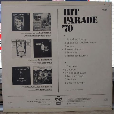 Unknown Artist – Hit Parade 70 LP PLAK