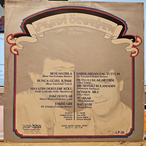 Ferdi Özbeğen – Sizin Seçtiklerinizle LP PLAK