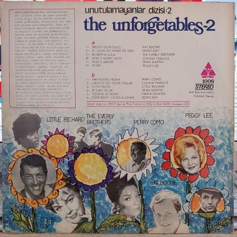 Various – The Unforgetables / Unutulmayanlar Dizisi: 2 LP PLAK