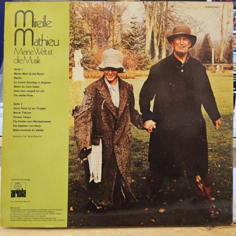 Mireille Mathieu – Meine Welt Ist Die Musik LP PLAK