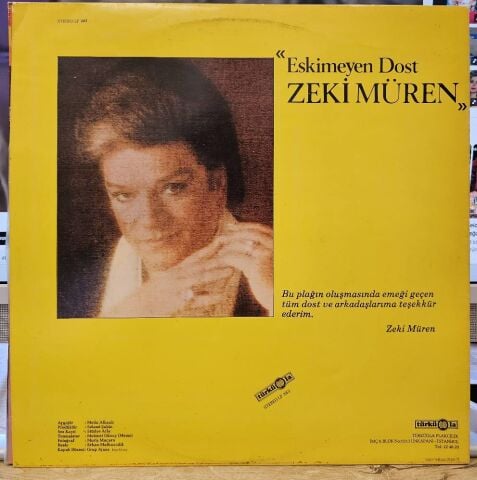 Zeki Müren – Eskimeyen Dost LP PLAK