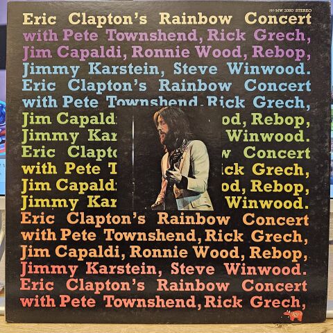 Eric Clapton – Eric Clapton's Rainbow Concert LP PLAK
