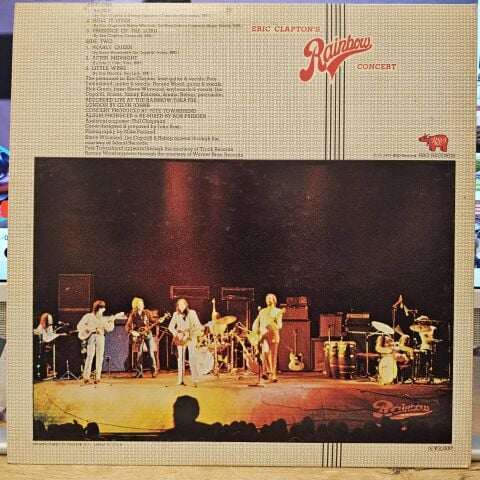 Eric Clapton – Eric Clapton's Rainbow Concert LP PLAK