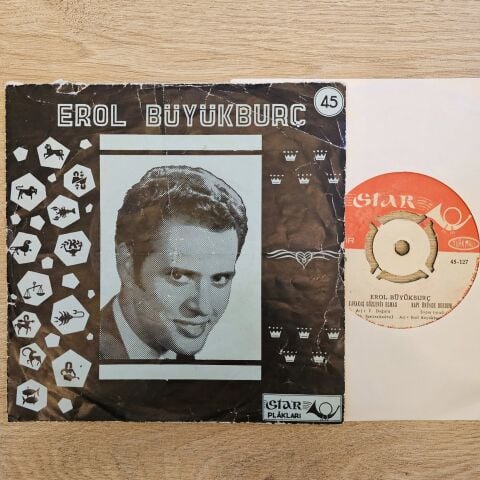 Erol Büyükburç – Karakaş Gözlerin Elmas / Kapı Önünde Durdum 45LİK PLAK...