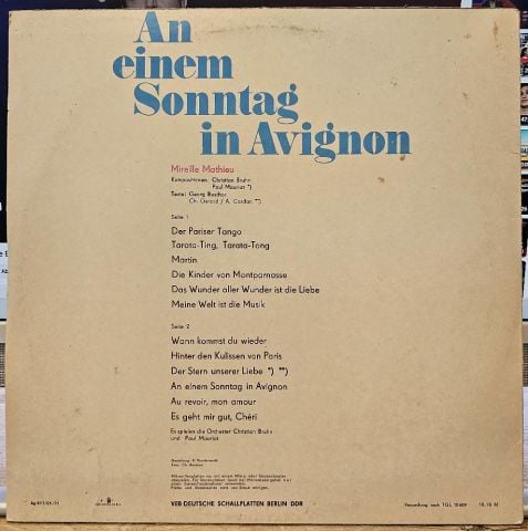 Mireille Mathieu – An Einem Sonntag In Avignon LP PLAK