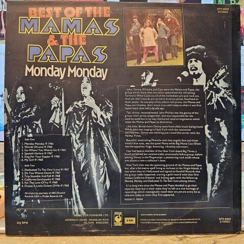 The Mamas & The Papas – Best Of The Mamas & The Papas - Monday Monday LP PLAK...