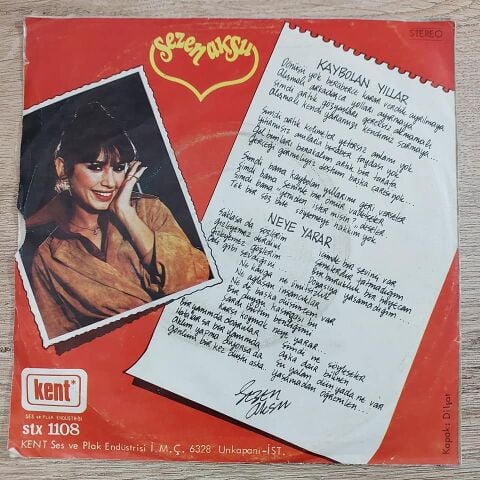 SEZEN AKSU - KAYBOLAN YILLAR 45LİK PLAK