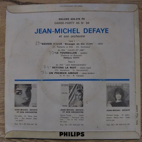 Jean-Michel Defaye – Savoir Aimer 45LİK PLAK