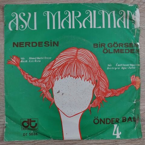 Asu Maralman – Nerdesin / Bir Görsem Ölmeden 45LİK PLAK