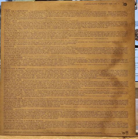 Carole King – Tapestry LP PLAK