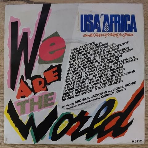 USA For Africa – We Are The World 45LİK PLAK