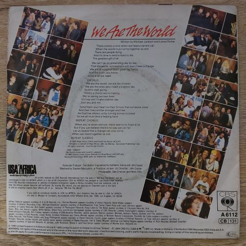 USA For Africa – We Are The World 45LİK PLAK