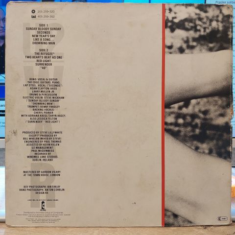 U2 – War LP PLAK