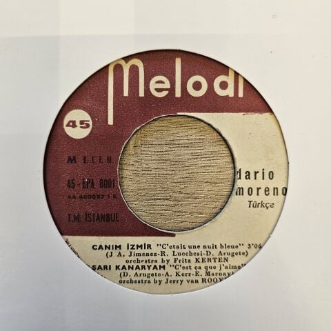 Dario Moreno – Canım İzmir 45LİK PLAK