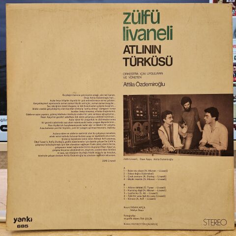Zülfü Livaneli – Atlının Türküsü LP PLAK