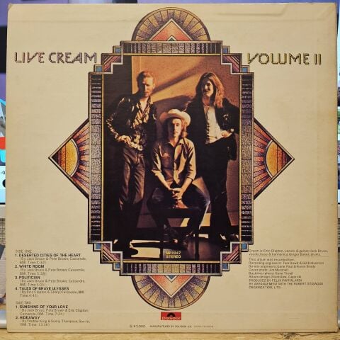 Cream – Live Cream Volume II LP PLAK