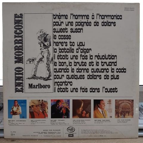 ENNİO MORRICONE - LA MUSIQUE D'ENNİO  LP PLAK