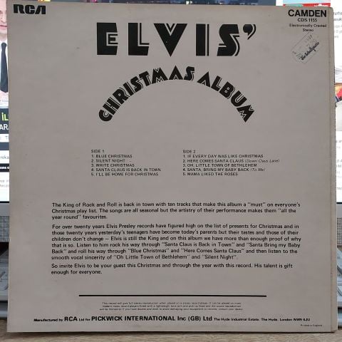 Elvis Presley – Elvis' Christmas Album LP PLAK