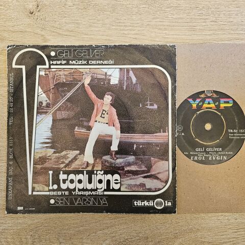 Erol Evgin – Geli Geliver / Sen Varsın Ya 45LİK PLAK