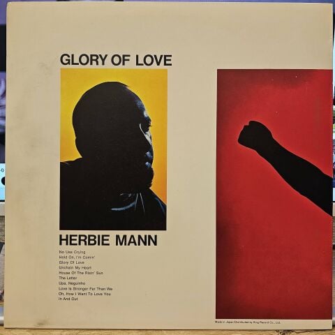 Herbie Mann – Glory Of Love LP PLAK