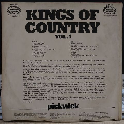 Various – Kings Of Country, Vol. 1 LP PLAK