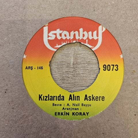 Erkin Koray – Kızlarıda Alın Askere / Aşk Oyunu 45LİK PLAK