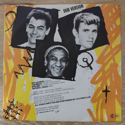 Culture Club – Do You Really Want To Hurt Me 45LİK PLAK